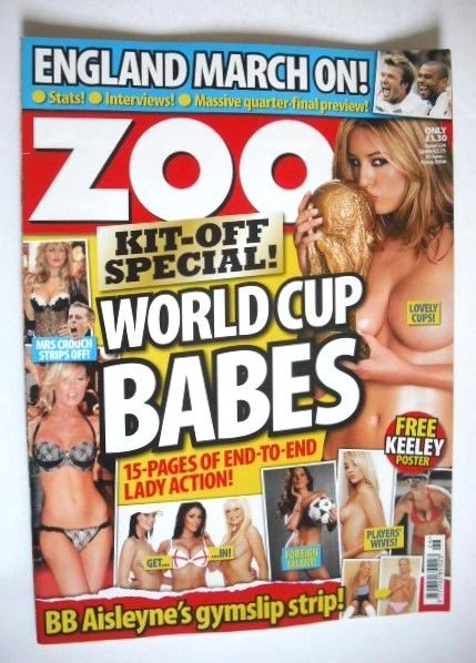 <!--2006-06-30-->Zoo magazine - World Cup Babes cover (30 June - 6 July 200