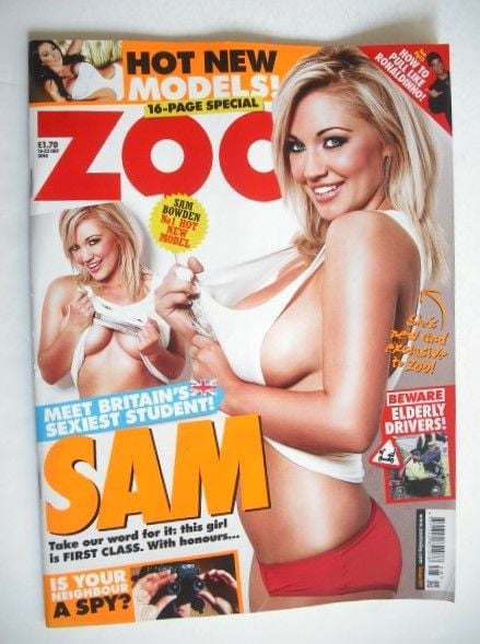 <!--2010-07-16-->Zoo magazine - Sam Bowden cover (16-22 July 2010)