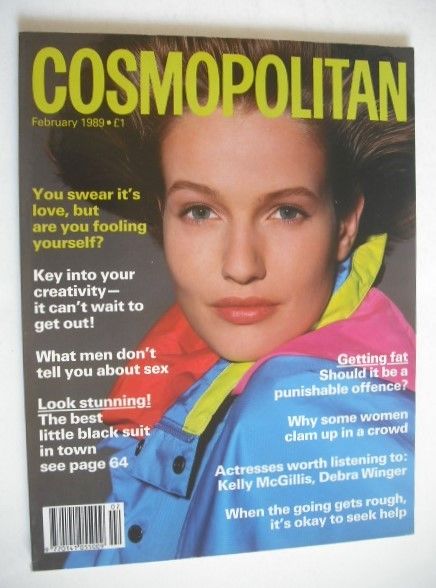 <!--1989-02-->Cosmopolitan magazine (February 1989 - Karen Mulder cover)