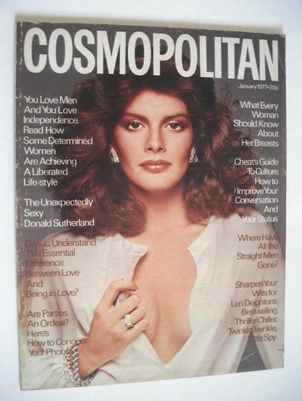 Cosmopolitan magazine (January 1977 - Rene Russo cover)