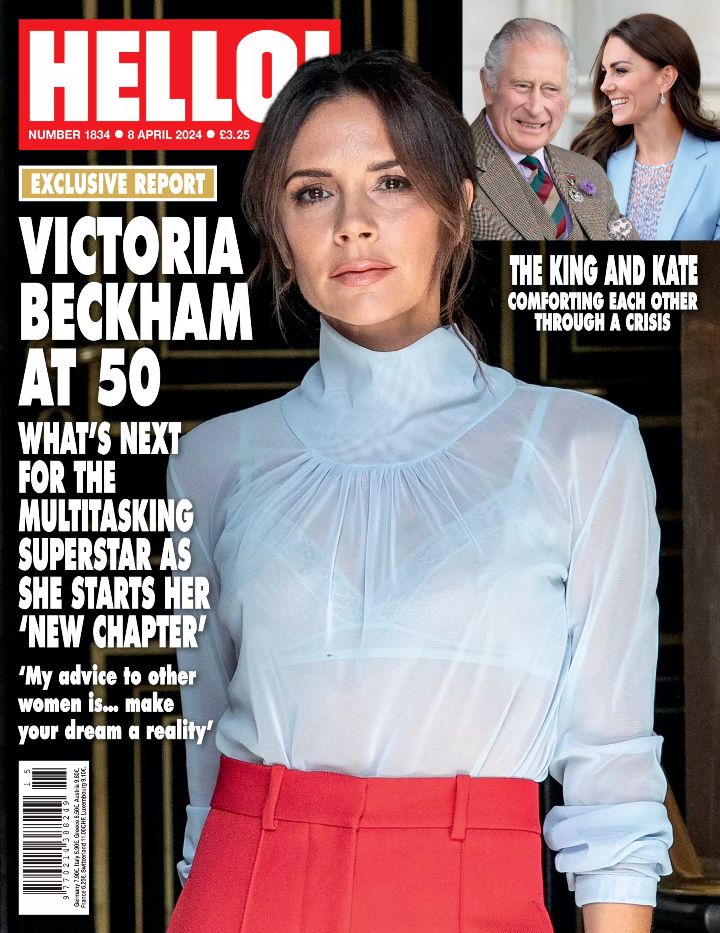 Hello! magazine - Victoria Beckham cover (8 April 2024 - Issue 1834)