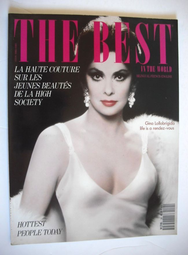The Best In The World magazine - June-August 1990 - Gina Lollobrigida cover