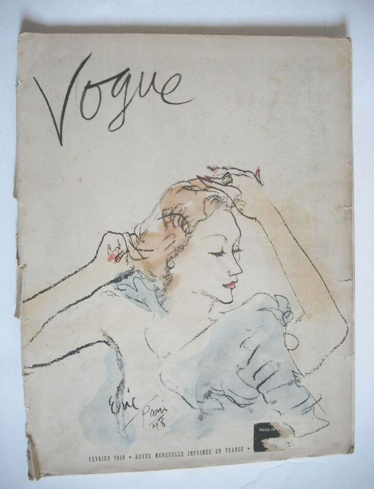 <!--1949-02-->French Paris Vogue magazine - February 1949