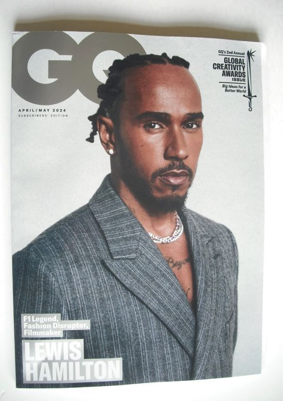 <!--2024-04-->British GQ magazine - April 2024 - Lewis Hamilton cover (Subs
