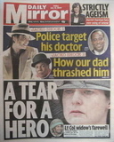 Daily Mirror newspaper - Michael Jackson cover (17 July 2009)