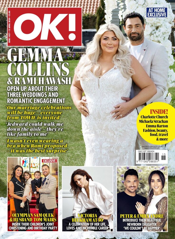 OK! magazine - Gemma Collins and Rami Hawash cover (15 April 2024 - Issue 1437)