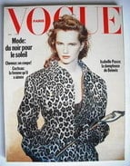 <!--1989-04-->French Paris Vogue magazine - April 1989 - Isabelle Pasco cov