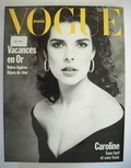 <!--1988-06-->French Paris Vogue magazine - June-July 1988 - Princess Carol