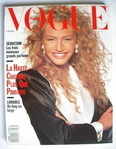 French Paris Vogue magazine - September 1988 - Michaela Berku cover