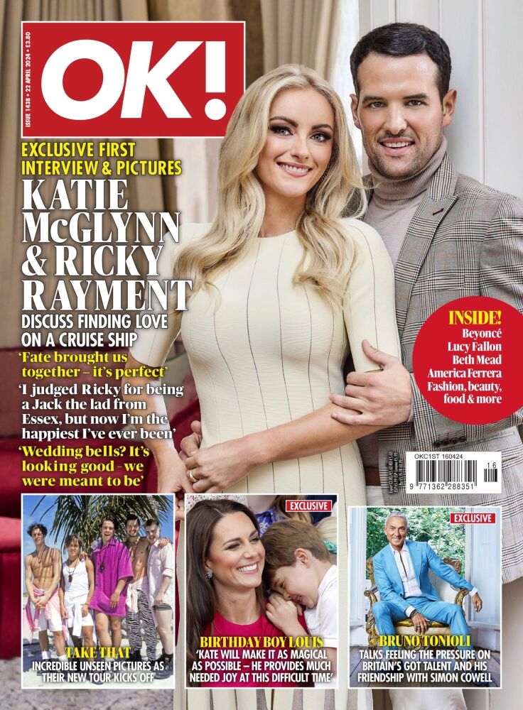 OK! magazine - Katie McGlynn and Ricky Rayment cover (22 April 2024 - Issue 1438)