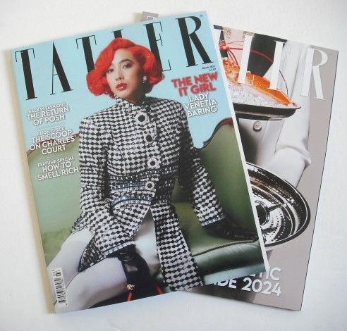 Tatler magazine - March 2024 - Lady Venetia Baring cover