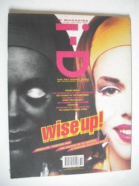 i-D magazine - Wise Up cover (October 1990 - Issue 85)