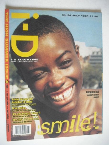 i-D magazine - Lorraine Pascale cover (July 1991 - No 94)