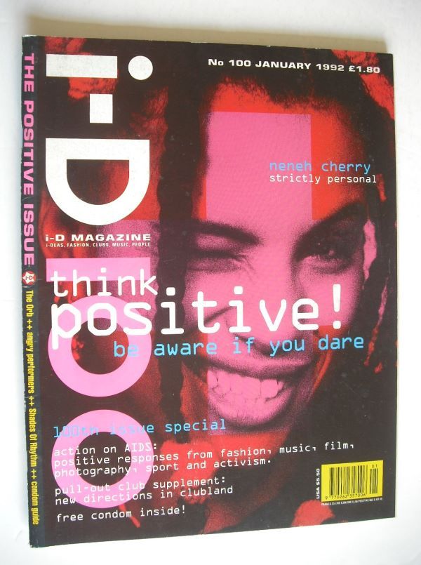 i-D magazine - Neneh Cherry cover (January 1992 - No 100)