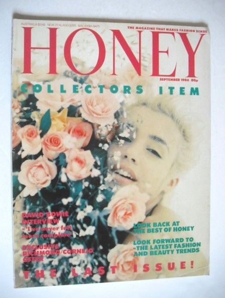 Honey magazine - September 1986