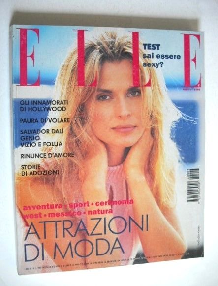 Italian Elle magazine - March 1994 - Nastassja Kinski cover