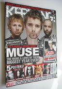 Kerrang magazine - Muse cover (25 September 2010 - Issue 1331)