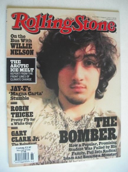 Rolling Stone magazine - Dzhokhar Tsarnaev cover (1 August 2013)