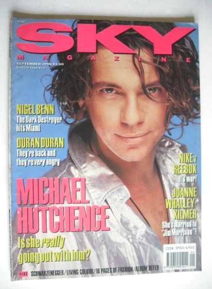 <!--1990-09-->Sky magazine - Michael Hutchence cover (September 1990)