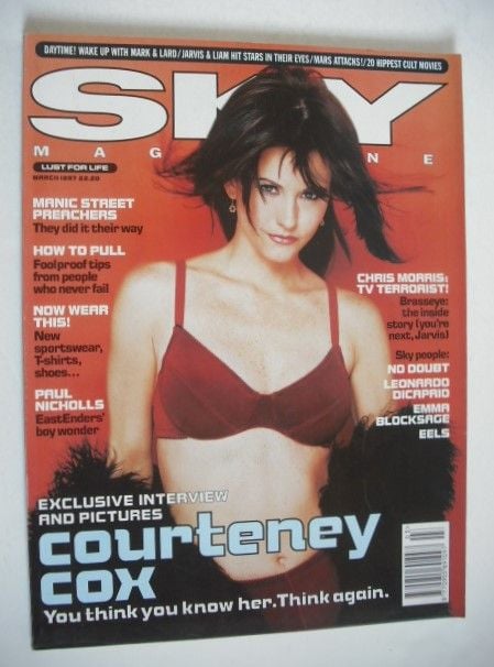 <!--1997-03-->Sky magazine - Courteney Cox cover (March 1997)