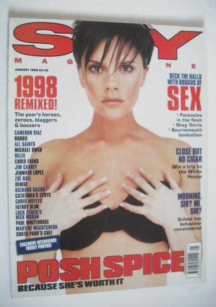 <!--1999-01-->Sky magazine - Victoria Beckham cover (January 1999)
