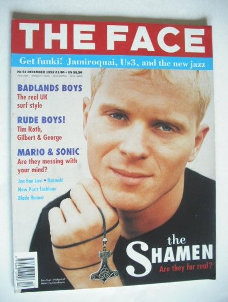 The Face magazine - Mister C cover (December 1992 - Volume 2 No. 51)