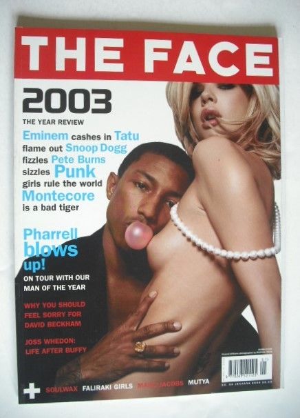 The Face magazine - Pharrell Williams cover (January 2004 - Volume 3 No. 84)