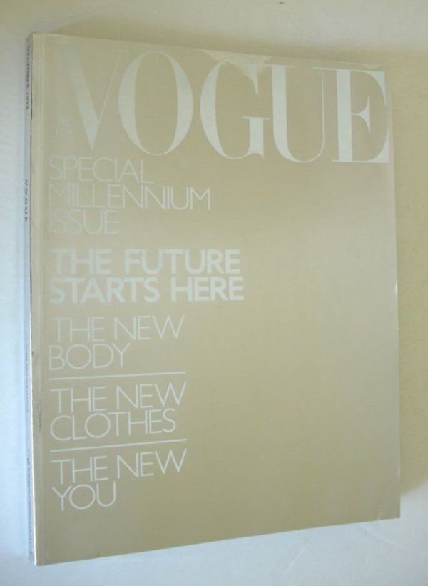 British Vogue magazine - December 1999 - Special Millennium Issue