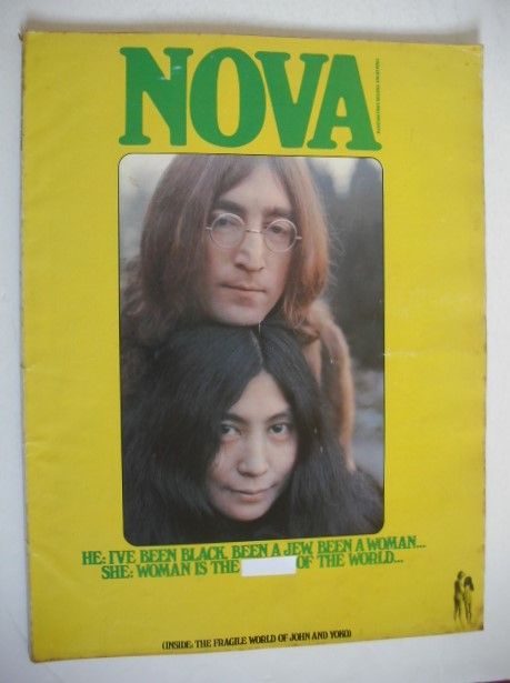 NOVA magazine - March 1969 - John Lennon and Yoko Ono cover