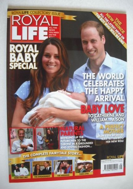 <!--0005-->Royal Life magazine - Kate, William and Prince George cover (Iss