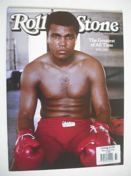 Rolling Stone magazine - Muhammad Ali cover (1 July 2016)