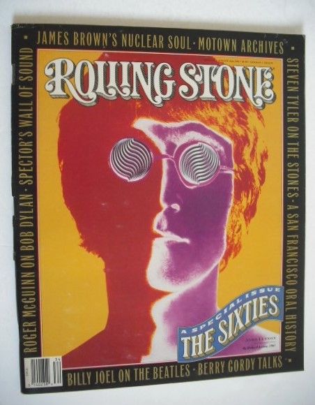 <!--1990-08-23-->Rolling Stone magazine - John Lennon cover (23 August 1990