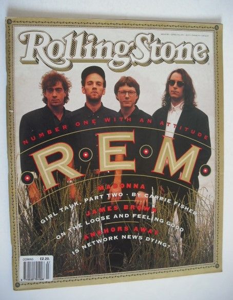 <!--1991-06-27-->Rolling Stone magazine - REM cover (27 June 1991)