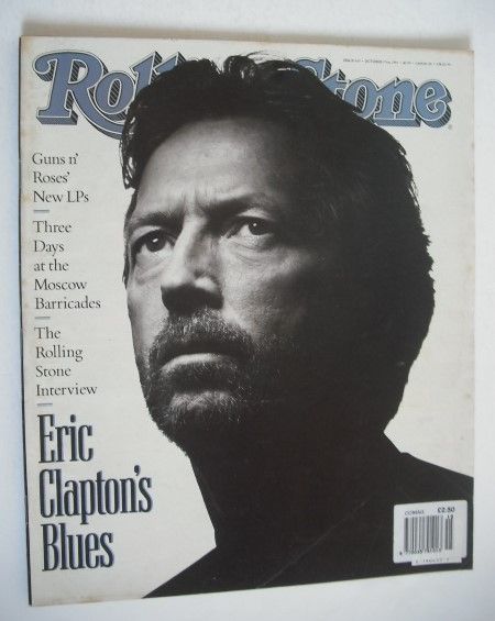 <!--1991-10-17-->Rolling Stone magazine - Eric Clapton cover (17 October 19