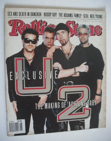 Rolling Stone magazine - U2 cover (28 November 1991)