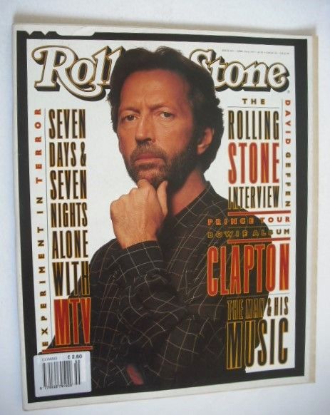 <!--1993-04-29-->Rolling Stone magazine - Eric Clapton cover (29 April 1993