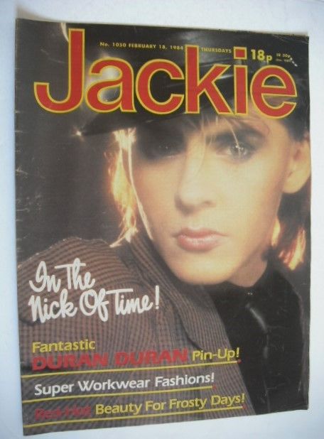 Jackie magazine - 18 February 1984 (Issue 1050 - Nick Rhodes cover)