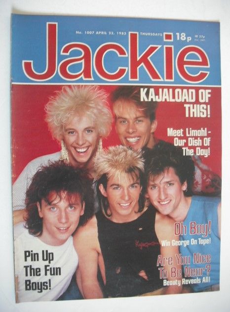 Jackie magazine - 23 April 1983 (Issue 1007 - Kajagoogoo cover)