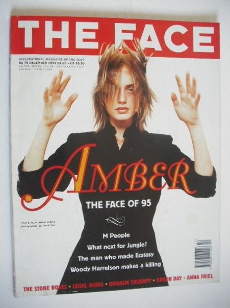 The Face magazine - Amber Valletta cover (December 1994 - Volume 2 No. 75)