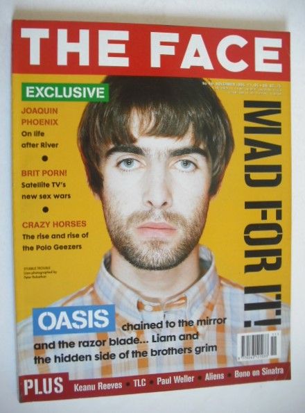 The Face magazine - Liam Gallagher cover (November 1995 - Volume 2 No. 86)