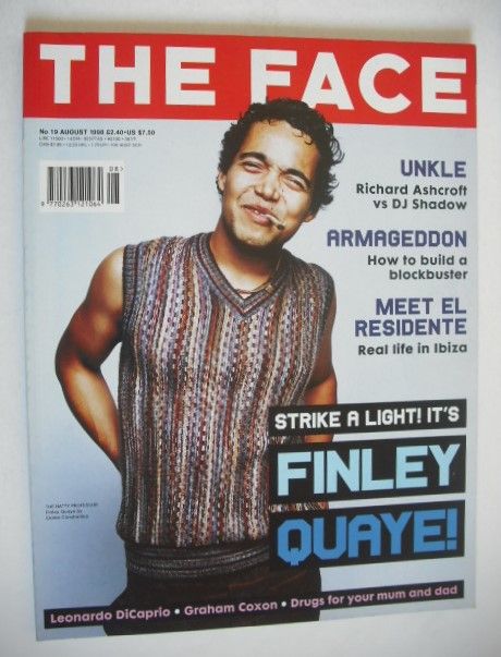The Face magazine - Finley Quaye cover (August 1998 - Volume 3 No. 19)