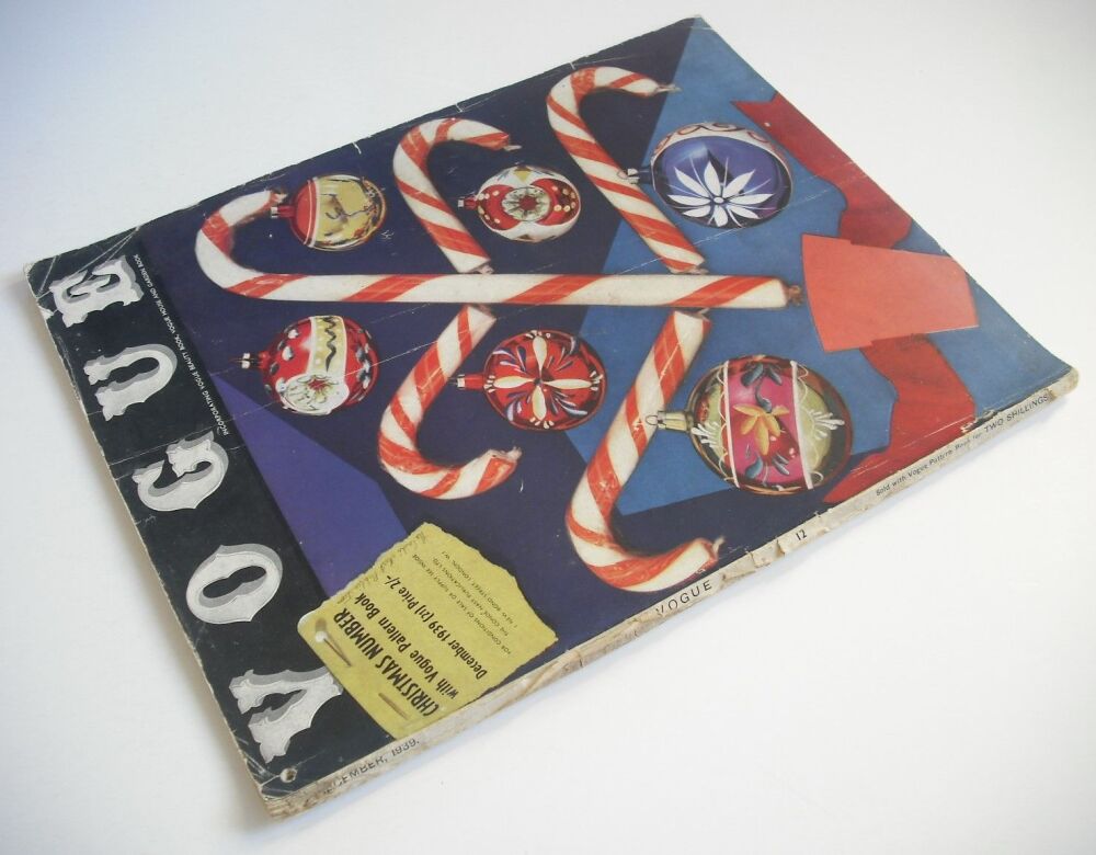 British Vogue magazine - December 1939 (Vintage Fashion)