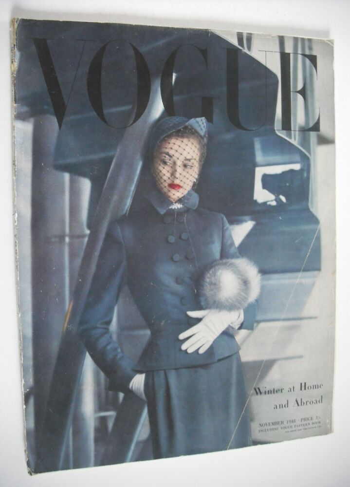 British Vogue magazine - November 1948 (Vintage Issue)