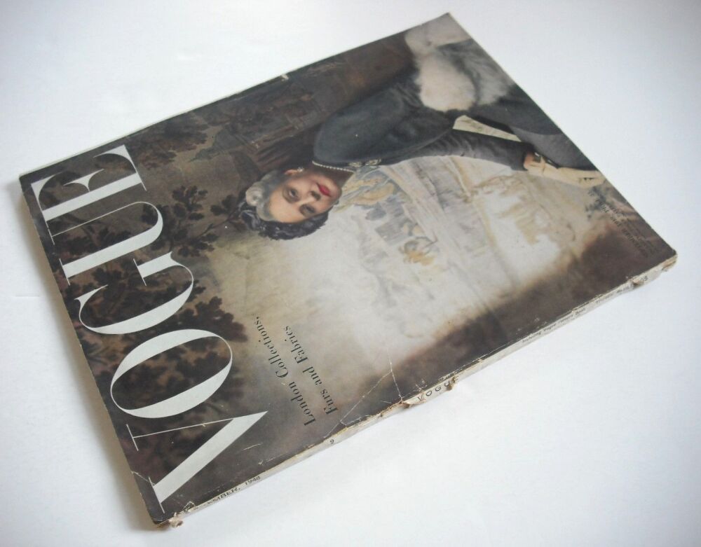 British Vogue magazine - September 1948 (Vintage Issue)