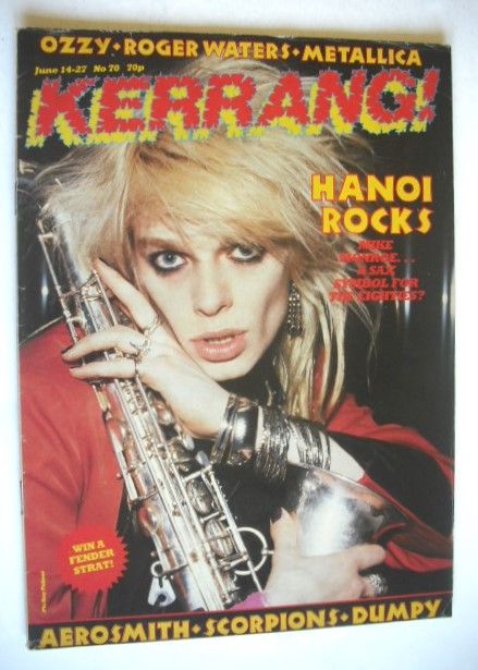 <!--1984-06-14-->Kerrang magazine - Mike Monroe cover (14-27 June 1984 - Is