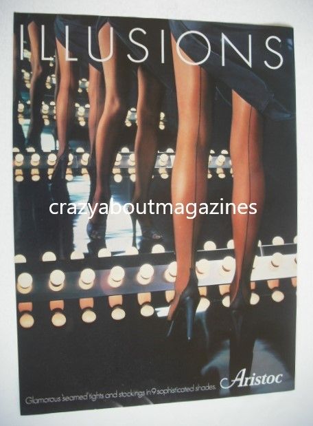Aristoc Illusions tights advertisement page (ref. AR0001)