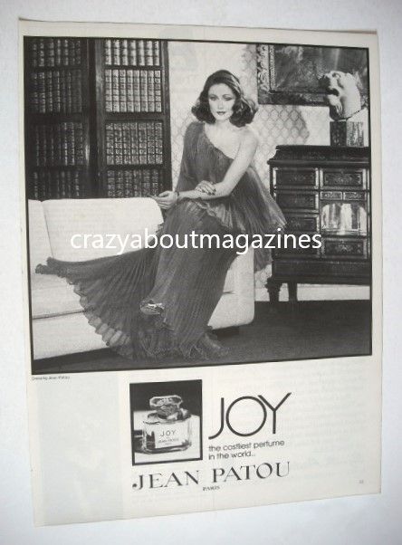 Jean Patou Joy original advertisement page (ref. JE0001)