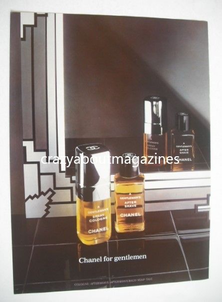 Chanel For Gentlemen original advertisement page (ref. CH0004)