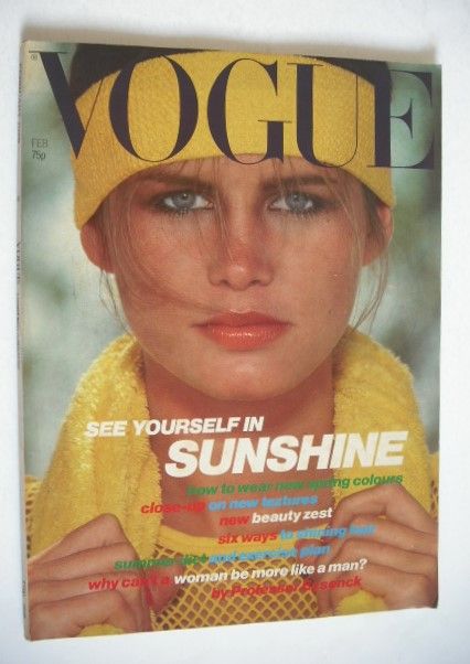 British Vogue magazine - February 1978 (Vintage Issue)