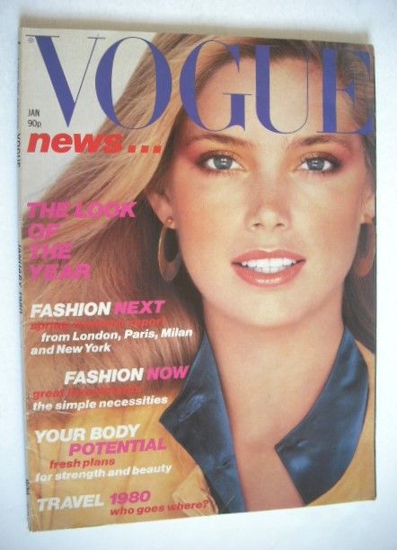 British Vogue magazine - January 1980 (Vintage Issue)
